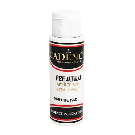 Cadence Premium festék - 70 ml - Fehér - 0001