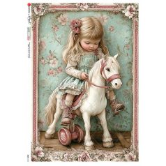 Paper design rizspapír  - A5 - 22,5x16 cm - Baby - 0123