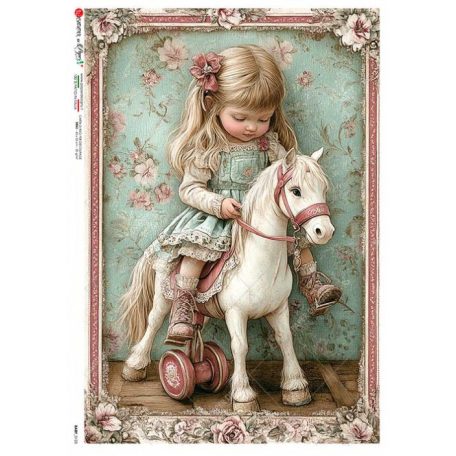 Paper design rizspapír  - A5 - 22,5x16 cm - Baby - 0123