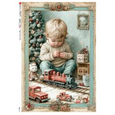 Paper design rizspapír  - A5 - 22,5x16 cm - Baby - 0124