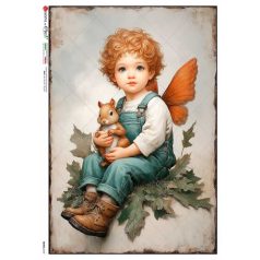 Paper design rizspapír - A5 - 22,5x16 cm - Fairies - 0127