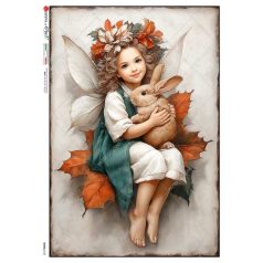 Paper design rizspapír - A5 - 22,5x16 cm - Fairies - 0130