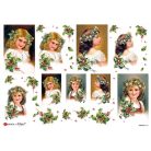 Paper Design rizspapír - A4, A3 - Christmas - 0231  