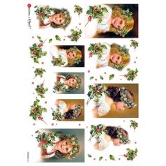 Paper Design rizspapír - A4, A3 - Christmas - 0231  