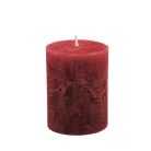 Gyertya henger - Piros - 9x7 cm - 4 db/csomag