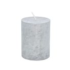Gyertya henger - Ezüst - 9x7 cm - 4 db/csomag
