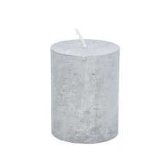 Gyertya henger - Ezüst - 9x7 cm - 4 db/csomag
