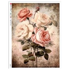 Paper Design rizspapír - A5 - Flowers - 0411