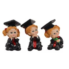 Ballagó fiú-lány figura - 8,6 cm