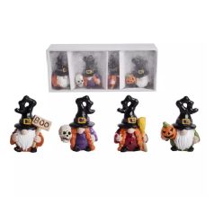 Halloween manó figurák - 6 cm - 4 db/csomag