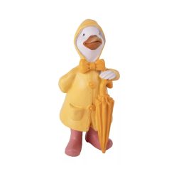 Kacsa figura esernyővel - 12 cm