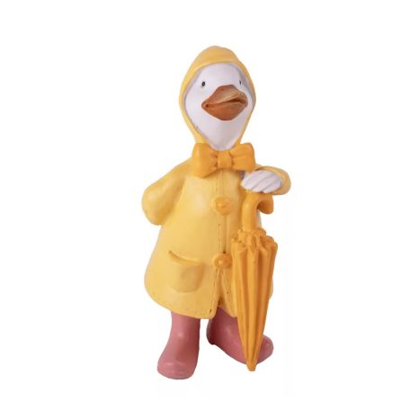 Kacsa figura esernyővel - 12 cm