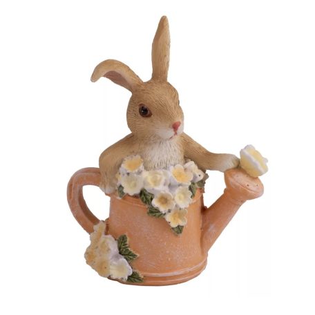 Nyuszi figura öntözőkannában - 9,5 cm - Raktáron