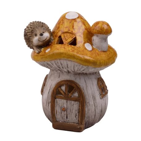Süni figura gombaházzal - 10x13 cm