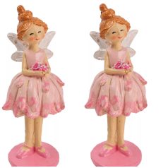 Tündér figurák - Rózsaszín - 15 cm 