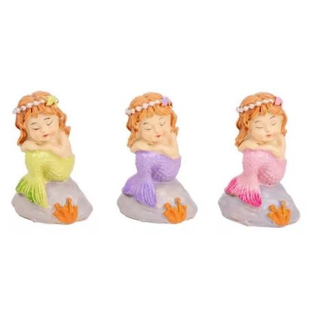 Tündér figura virágos ruhában - 3 féle - 5,5 cm 