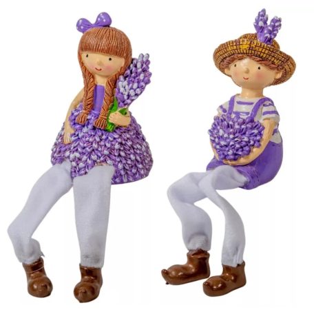 Lógólábú levendula lány/fiú - 10 cm