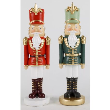Diótörö figura –Piros-zöld – 15 cm		