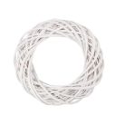 Vessző koszorú alap - Fehér - 15 cm, 20 cm, 25 cm, 30 cm, 35 cm, 40 cm