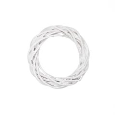  Vessző koszorú alap - Fehér - 15 cm, 20 cm, 25 cm, 30 cm, 35 cm, 40 cm