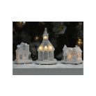 Templom led világítással - 17 cm