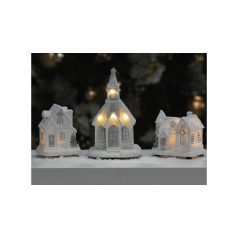 Templom led világítással - 17 cm