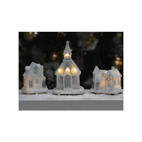 Templom led világítással - 17 cm