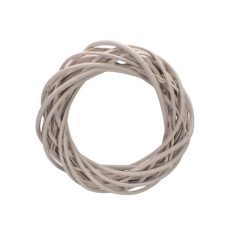 Vessző koszorú - Pasztell rózsaszín - 20 cm, 25 cm 