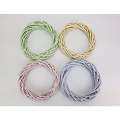 Vessző koszorú - Pasztell lila - 20 cm, 25 cm, 30 cm