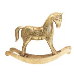 Fa hintaló dekor antik arany - 14x12x4 cm, 38x31x9 cm