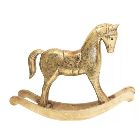 Fa hintaló dekor antik arany - 14x12x4 cm, 38x31x9 cm