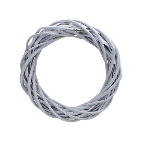 Vessző koszorú - Pasztell lila - 30 cm