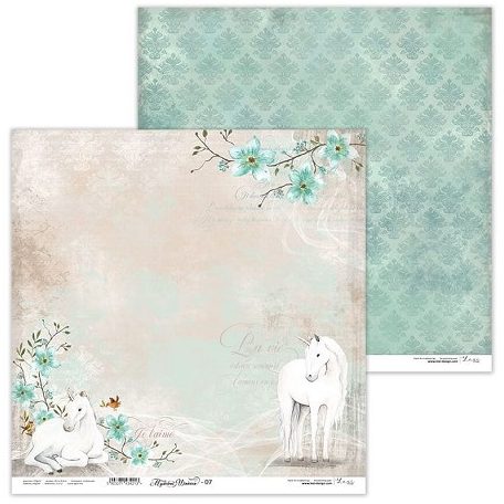 Lexi design scrapbook papír - Unicornis - 2 oldalas - 30,5 x 30,5 cm