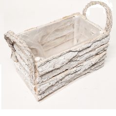Fa dekor láda - 14x23x13 cm