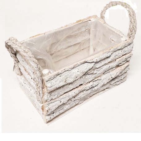 Fa dekor láda - 14x23x13 cm