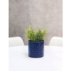   Kerámia kaspó -Vintage sötétkék 2. - 13 cm, 16 cm, 20 cm, 23 cm