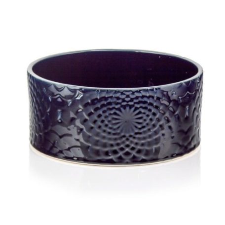 Kerámia tál - Kék - 28x12 cm  