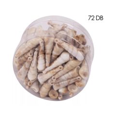 Kagyló műanyag - 3,7 cm - 72 db/csomag