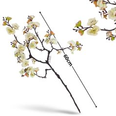 Virágzó ág - Krém - 60 cm  	