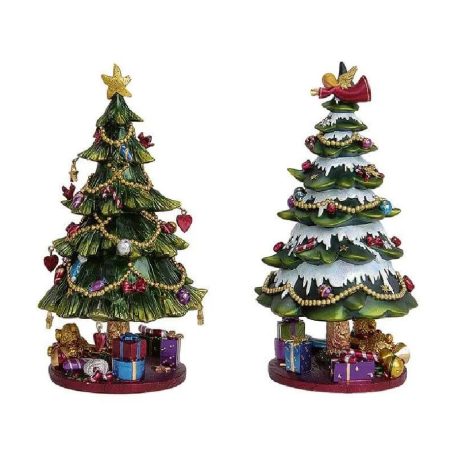 Zenélő fenyőfa 'Jingle Bells' - 11x23x11 cm