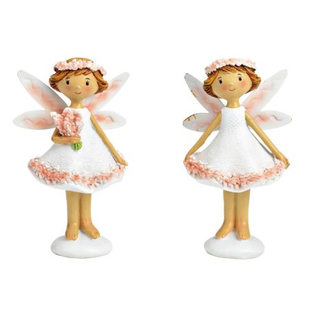 Tündér figura - Fehér  - 2 féle - 12 cm