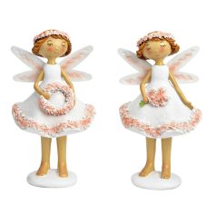 Tündér figura - Fehér - 2 féle - 18 cm