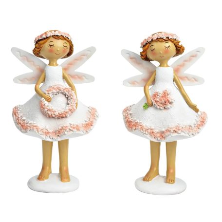 Tündér figura - Fehér - 2 féle - 18 cm