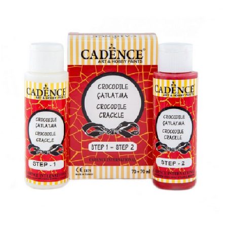 Cadence Crocodile Crackle – Krokodil repesztő - Piros - 2x70 ml