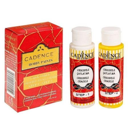 Cadence Crocodile Crackle – Krokodil repesztő - Sárga - 2x70 ml