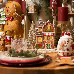 Mézeskalács házikó - 10x14x4 cm, 13x22x5 cm