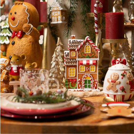 Mézeskalács házikó - 10x14x4 cm, 13x22x5 cm