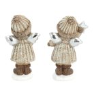 Gyermek figura angyalszárnnyal - 12 cm