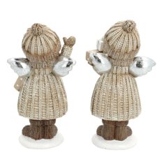 Gyermek figura angyalszárnnyal - 17 cm