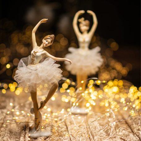 Balerina figrák - Fehér -  30 cm